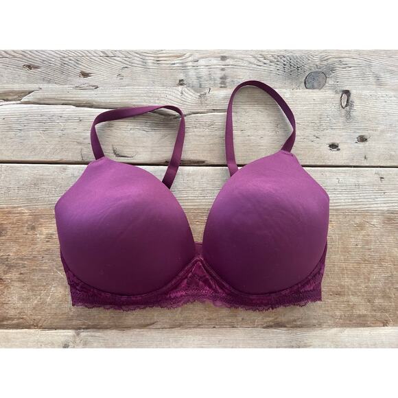 Victoria's Secret Kir Red 34DD Body By Victoria Wireless Nursing Bra VS - Picture 1 of 3